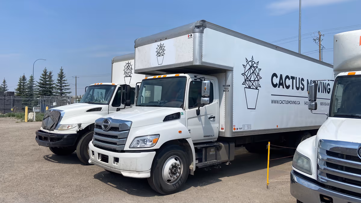 Cactus Moving truck delivering moving services